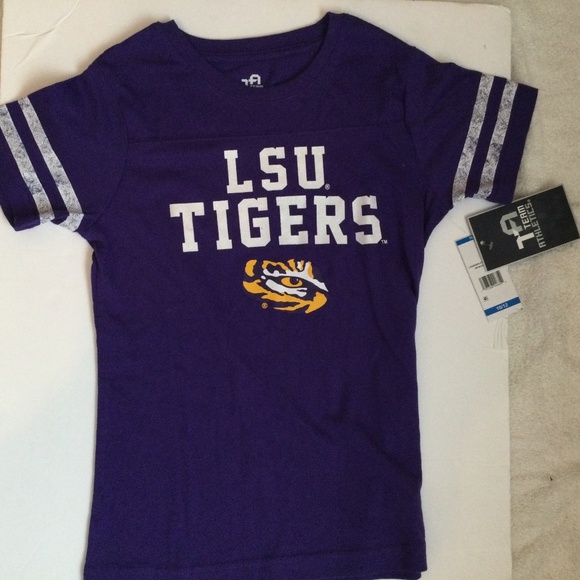 Youth TA Team Athletics Purple & Gold T-Shirt NWT, Under Armour Loose Fit Pants - Picture 3 of 9